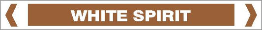 Pipe Marker - OILS - WHITE SPIRIT