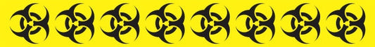 Pipe Marker - SS BIO HAZARD SUPP MARKERS