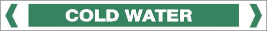 Pipe Marker - WATER - COLD WATER