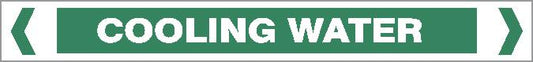 Pipe Marker - WATER - COOLING WATER