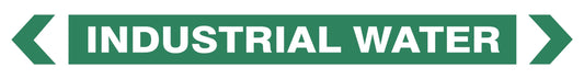 Pipe Marker - WATER - INDUSTRIAL WATER