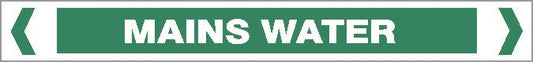 Pipe Marker - WATER - MAINS WATER
