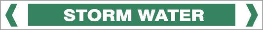 Pipe Marker - WATER - STORM WATER
