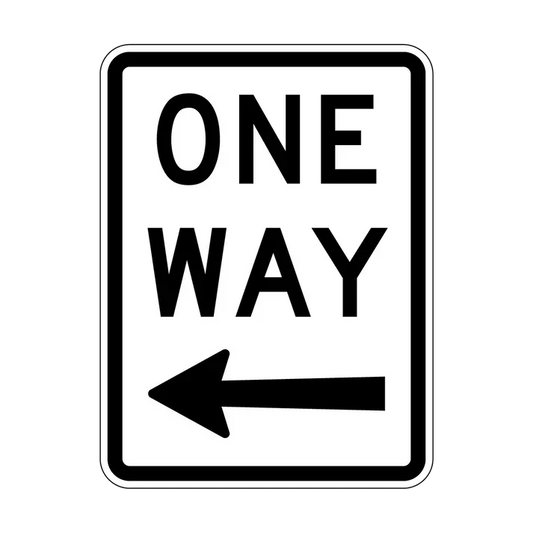 R2-2(L) One Way (Arrow Left Symbolic)