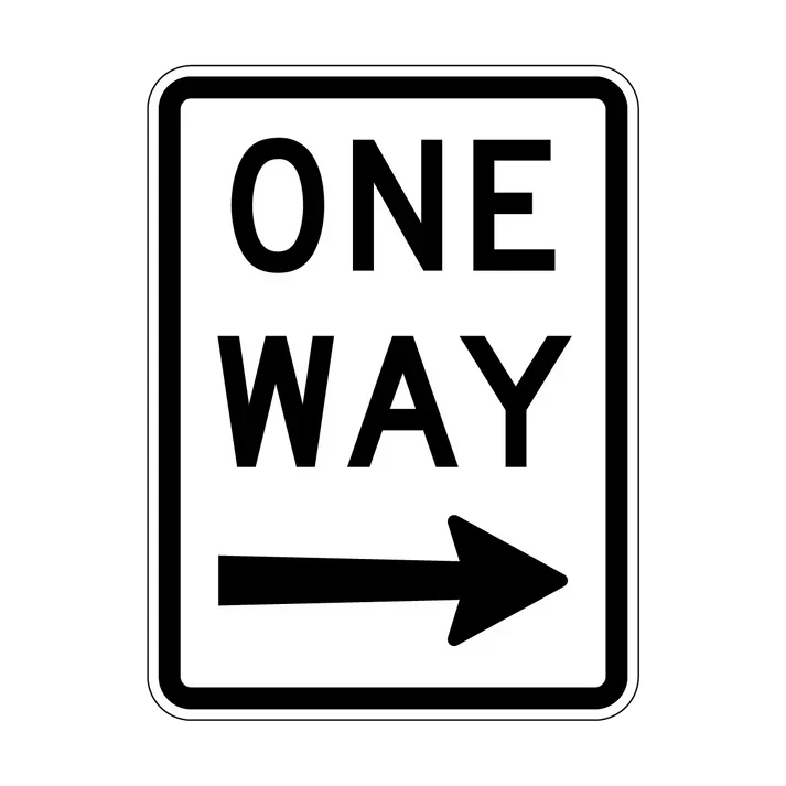 R2-2(R) One Way (Arrow Right Symbolic)