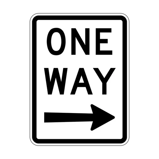 R2-2(R) One Way (Arrow Right Symbolic)