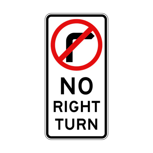 R2-6n(R) No Right Turn