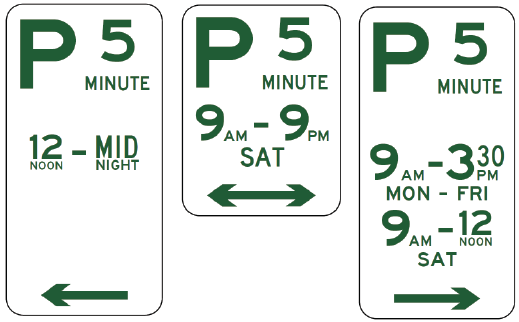 R5-13 Parking (5 Minute)