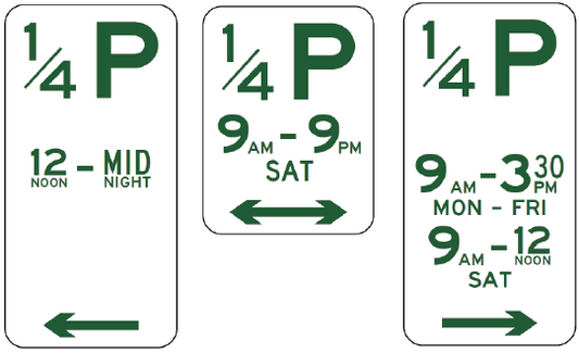 R5-15 Parking (1/4 Hour)