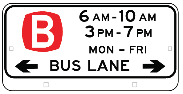 R5-310-3n Bus Lane (AM & PM) repeater