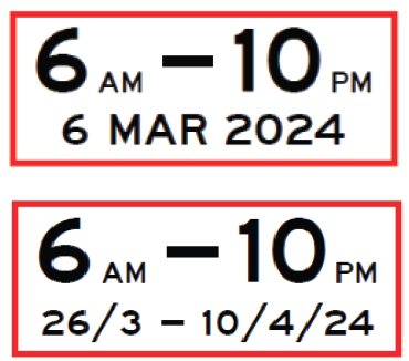 R5-603n - Time plates - For use with R5-601n