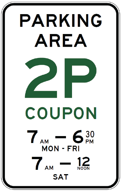 R5-62-1n - Parking Area _p Coupon (specified times) - repeater (Internal)
