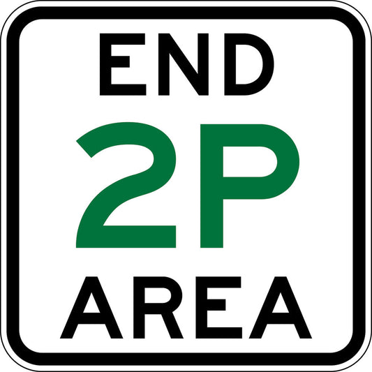 R5-63 - Area Parking End