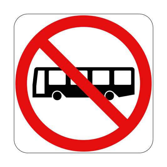 R6-10-1 Buses Prohibited (Symbolic)