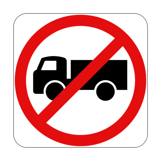 R6-10-2 Trucks Prohibited (Symbolic)