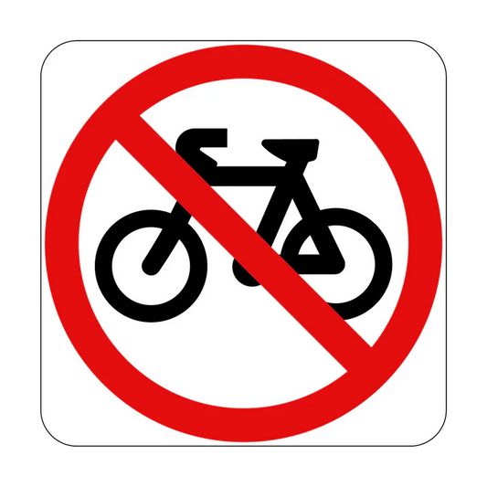 R6-10-3 Bicycles Prohibited (Symbolic)