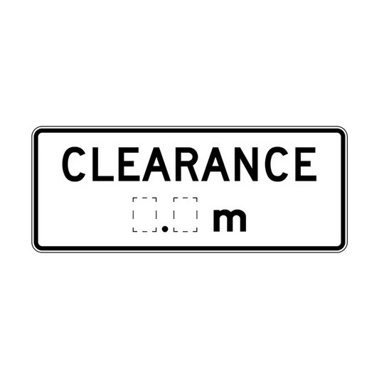 R6-12 Clearance (_._) m