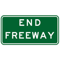 R6-21 End Freeway