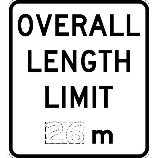 R6-33 - Overall Length LIMIT (XX) m