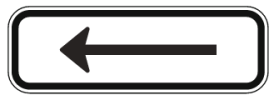 R7-11-2 - Crossing Arrow (Left)