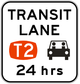 R7-223n Transit Lane T2 (24hrs)