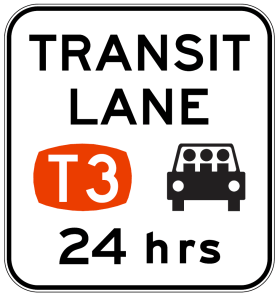R7-233n Transit Lane (T3) (24hrs)