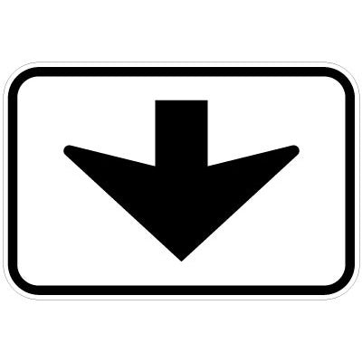R7-5 - Overhead Arrow (Supplementary Plate)