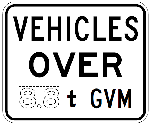 R9-10-1 Mass Restriction Vehicles Over x(t) GVM