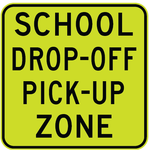 R9-303n - School Drop-Off Pick-Up Zone