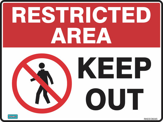 Restricted Area Keep Out