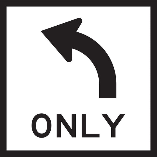 RM2-14(L)(A) - All Traffic (Left Symbolic) Only (Mms Insert - To Be used on Multi Message Sign panels Only)