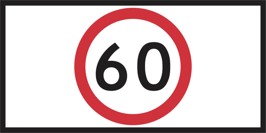 RM4-1(C) - Speed Limit (Mms Insert - To Be used on Multi Message Sign panels Only)