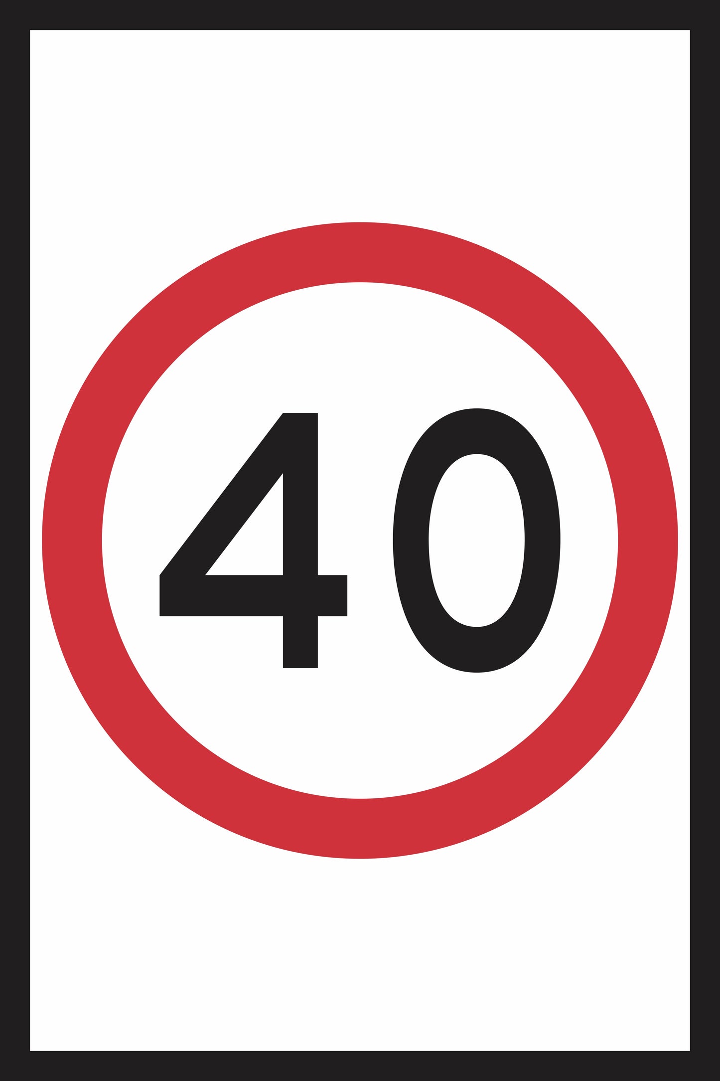 RM4-1(D) - Speed Limit (Mms Insert - To Be used on Multi Message Sign panels Only)