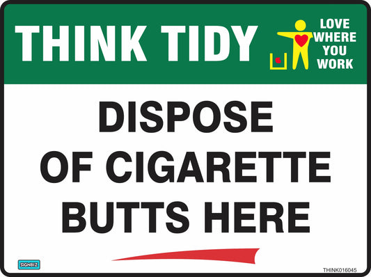 Think Tidy Dispose Of Cigarettes
