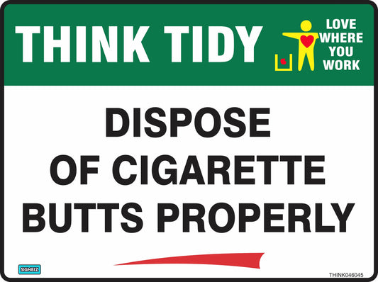 Think Tidy Dispose Of Cig Properly