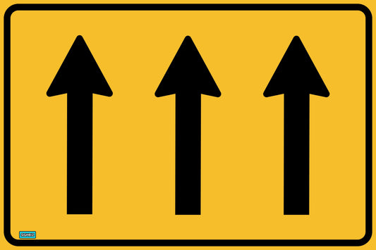 SWING STAND SIGN ONLY - 3 LANES