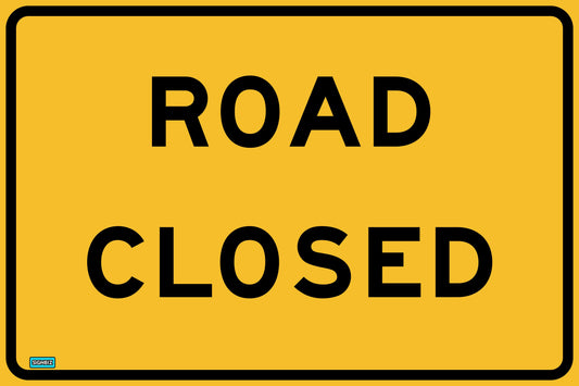 SWING STAND SIGN ONLY - ROAD CLOSED