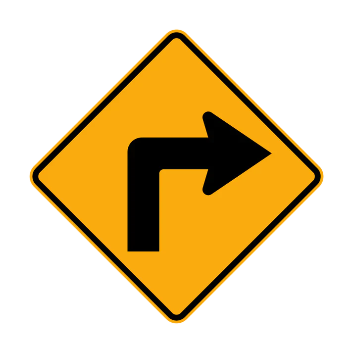 W1-1(R) - Turn Right (Symbolic)