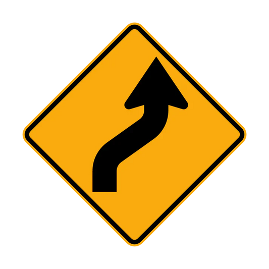 W1-4(R) - Reverse Curve (Right Symbolic)