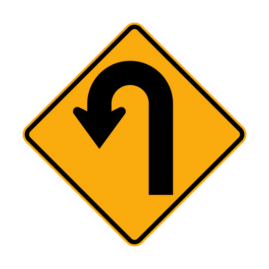 W1-7(L) - Hairpin Bend (Left Symbolic)