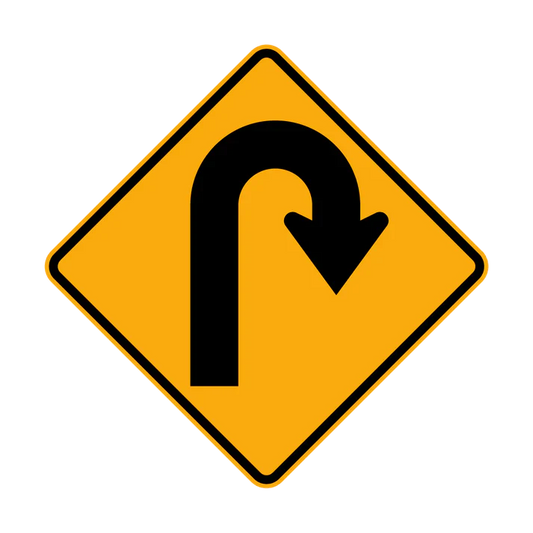 W1-7(R) - Hairpin Bend (Right Symbolic)