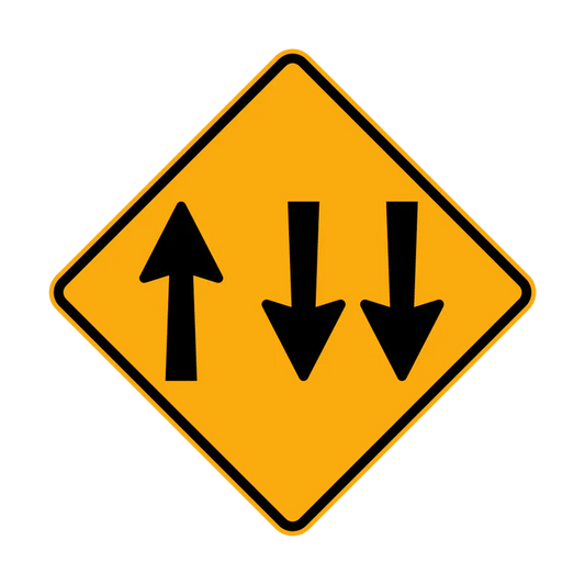 W4-10 - Lane Allocation Two Lanes On Right (symbolic)