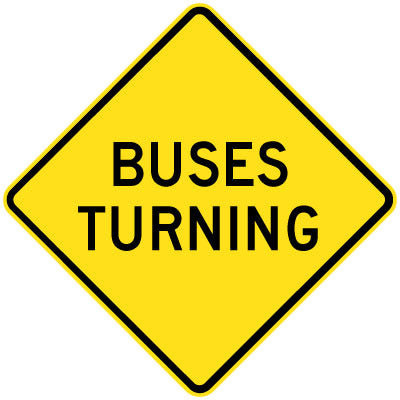 W5-232n - Buses Turning