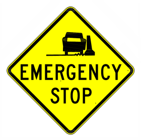 W5-245n - Emergency Stop (Symbol)