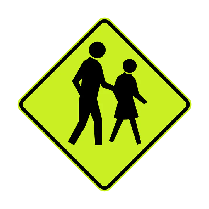 W6-1 - Pedestrian (symbolic)
