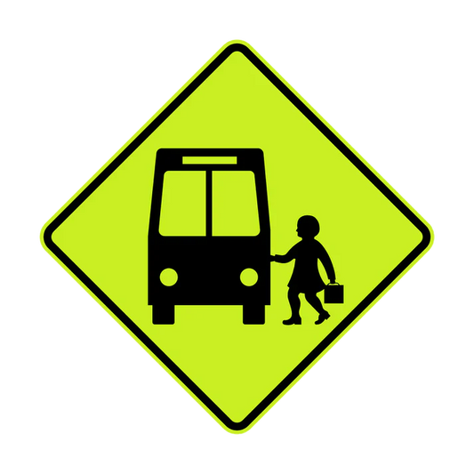 W6-204n - School Bus (Symbolic Front View)