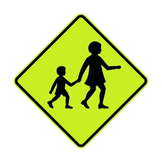 W6-3 - Children Crossing (symbolic)