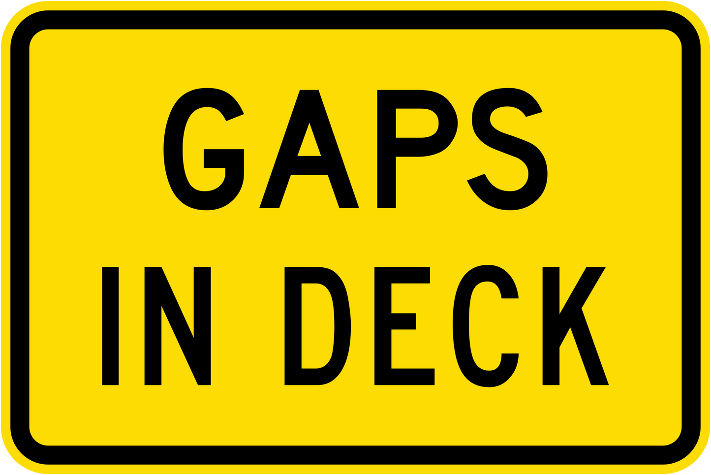 W8-249n - Gaps In Deck