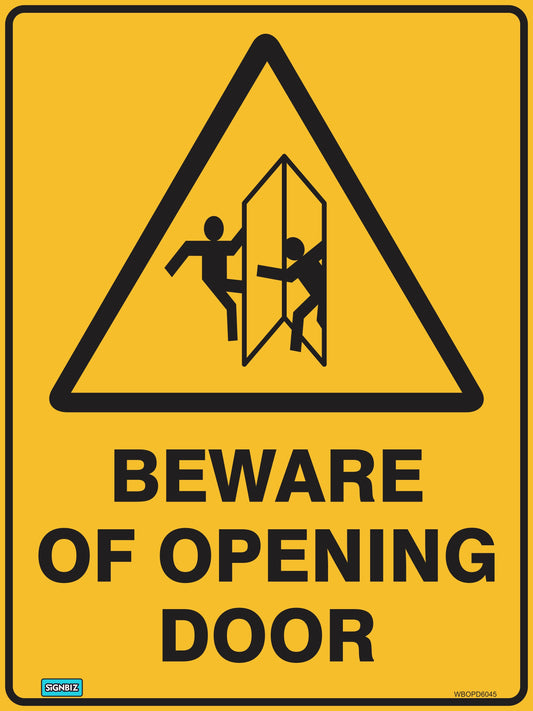 Warning Beware Of Open Door