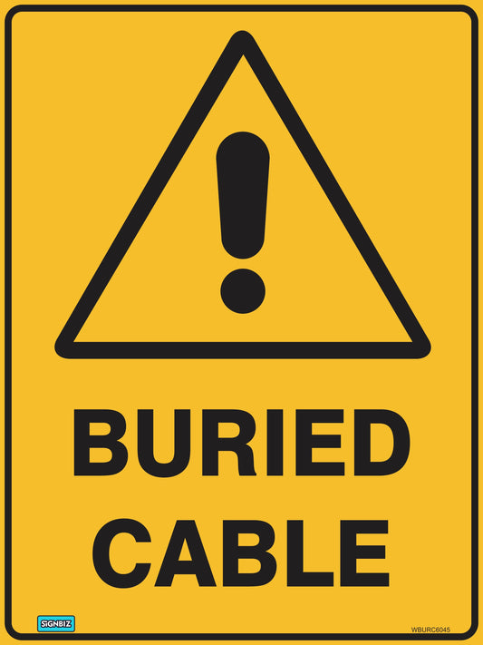 Warning Buried Cable